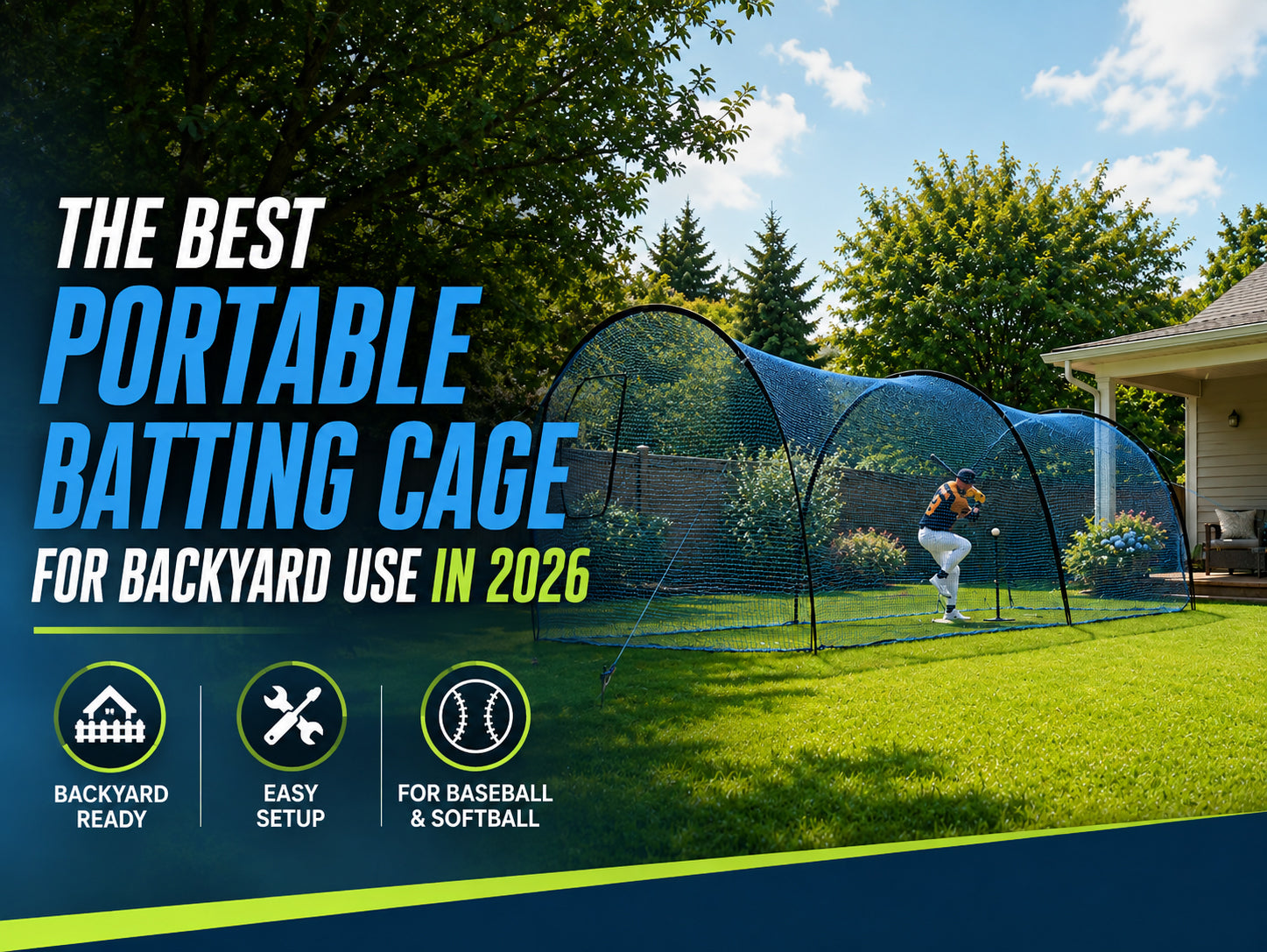 Best Portable Batting Cage for Backyard Use in 2026