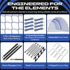 Vertura Baseball Batting Cage Net